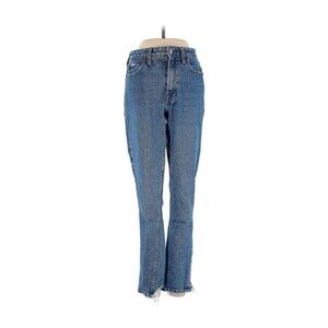 Abercrombie & Fitch Simone High Rise Slim Jeans Size 25 0R Distressed Blue Denim